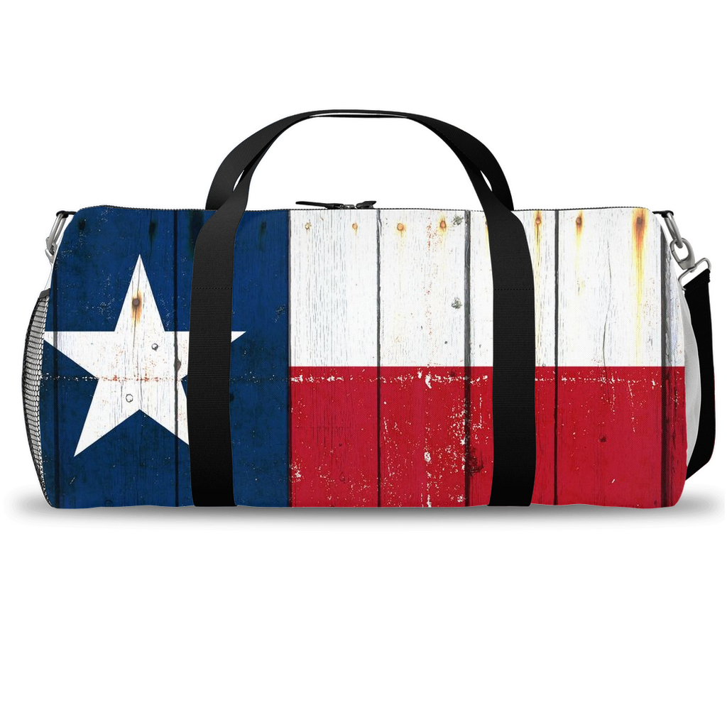 Texas Flag Themed Travel Accessories - Texas Flag Duffle Bags