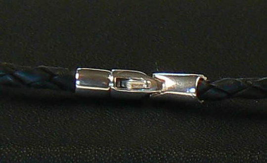 Pro 2A Gifts - Gun Jewelry - 2nd Amendment &. 40 Cal Brass "Molon Labe" Sterling Silver Pendant and Bolo Cord Necklace