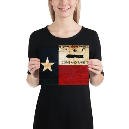 come and take it on Texas Flag museum quality print on archival paper 8x10