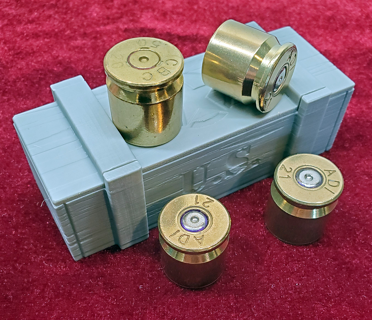 Guitar Knobs Made of Recycled 50 BMC Caliber Brass Gift for Guitarists and Gun Owners